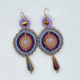 Rising Sun Beaded Earrings