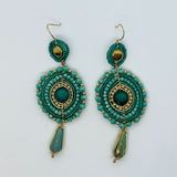 Rising Sun Beaded Earrings