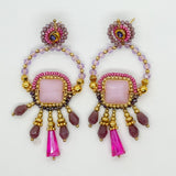 Multicolored Tribal Earrings