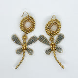 Gold Dragonfly Earrings