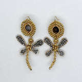 Gold Dragonfly Earrings