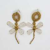 Gold Dragonfly Earrings