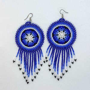 Spiritual Freedom Beaded Kite Earrings